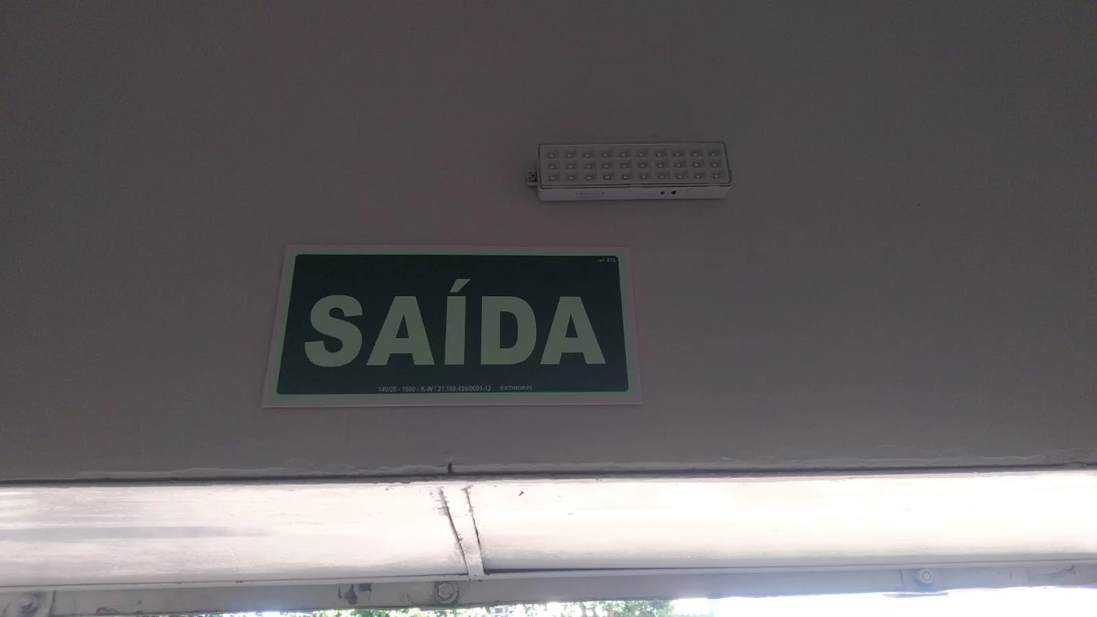 Sinalização de emergência em Campo Grande MS